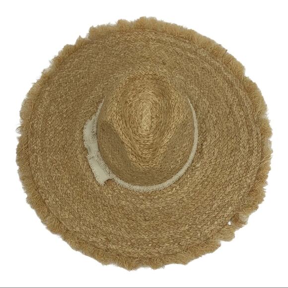 Hat Attack 100% Raffia Straw Cover Up Sun Hat NWT - Picture 8 of 13